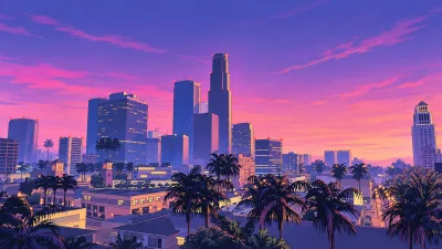 Los Angeles at Sunset