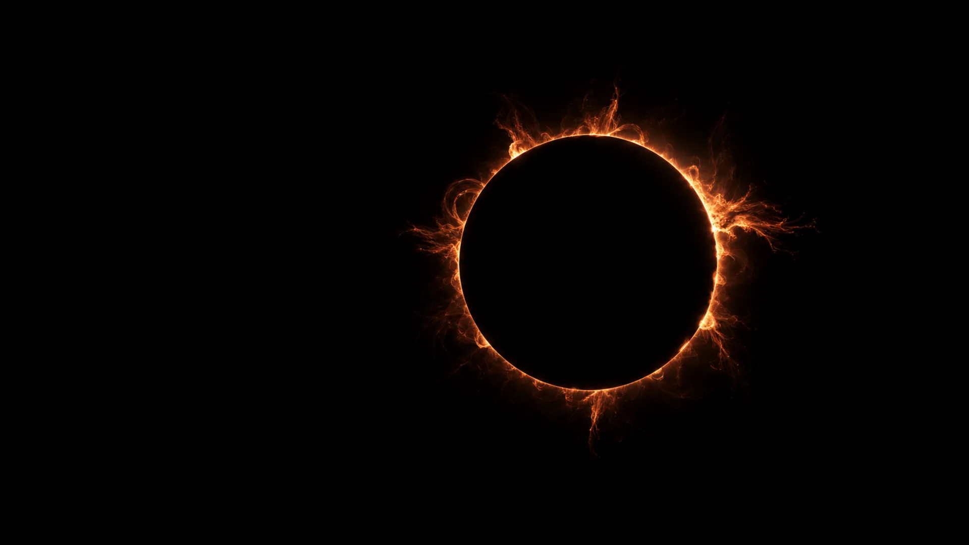 Fiery Solar Eclipse