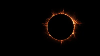 Fiery Solar Eclipse