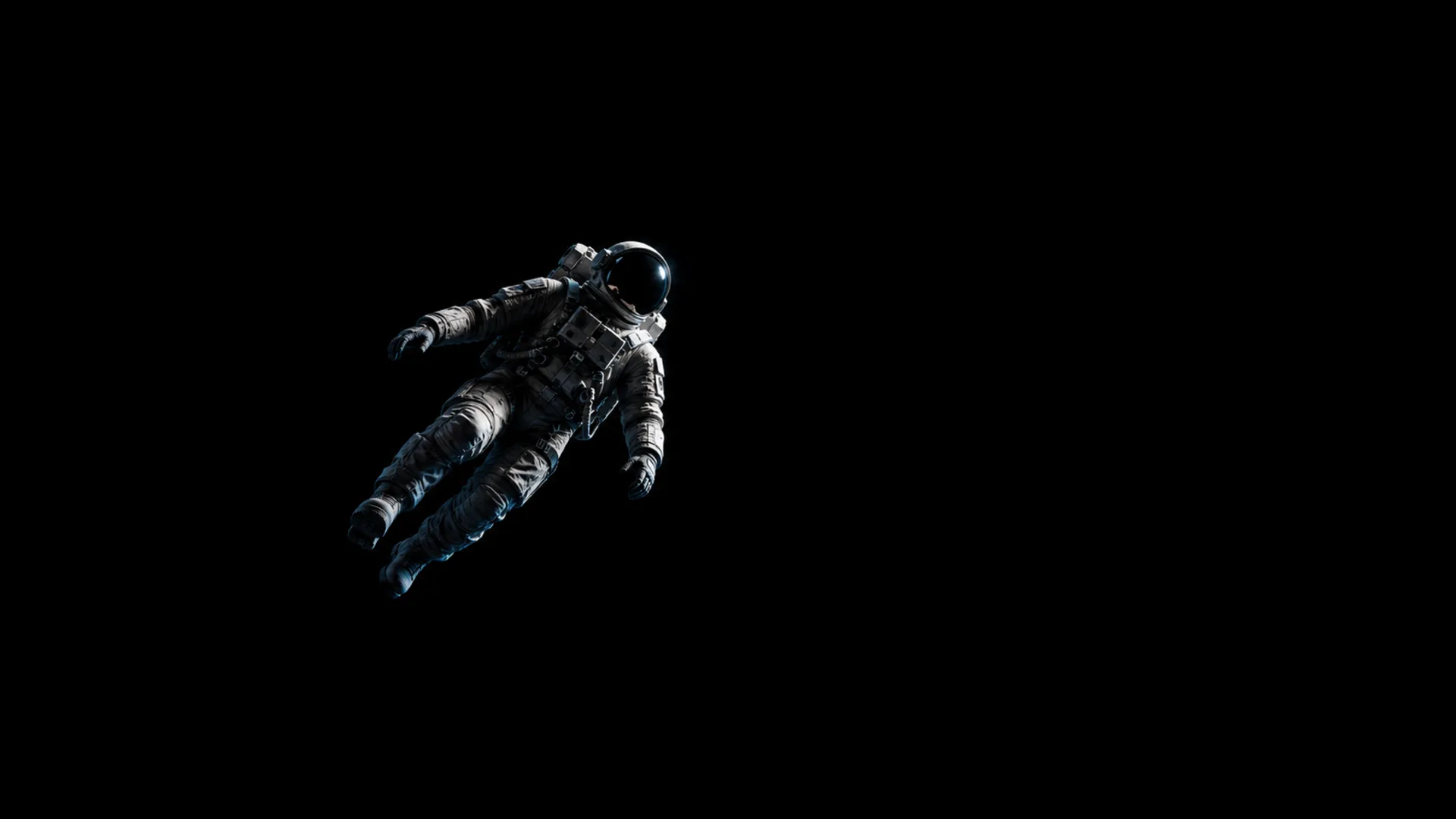 Astronaut Adrift in Space