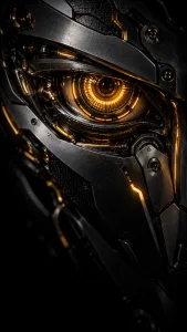 Amber Cybernetic Eye