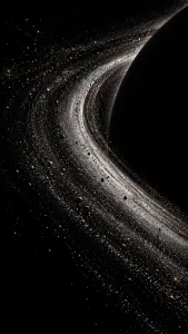 Saturn’s Rings in Deep Space