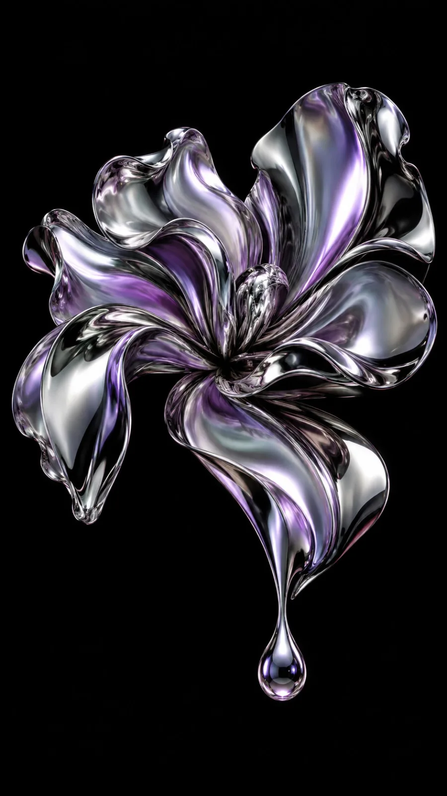 Violet Glass Bloom
