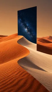 Milky Way Portal in the Desert