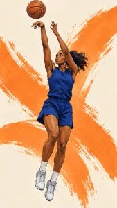 Basketball Player Shooting