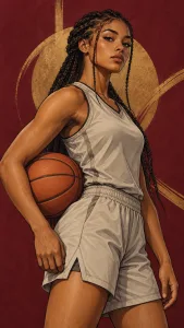 Braided Basketball Player