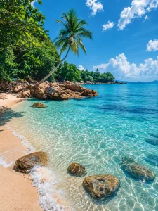 Tropical Rocky Beach