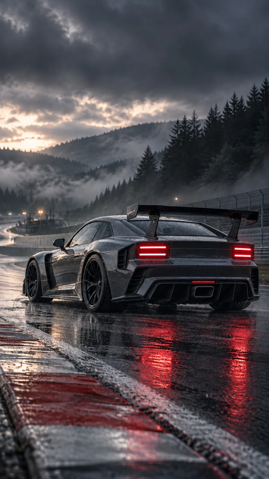 Graphite Track Car