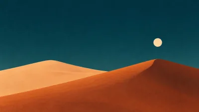 Moonlit Desert Dunes