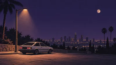 Moonlit City Overlook