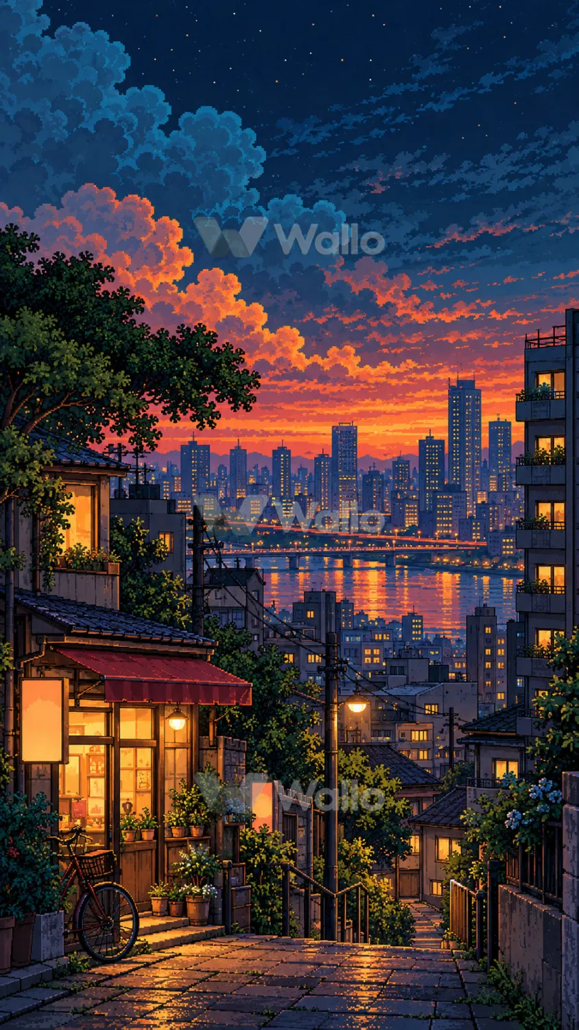 Blue Hour Corner Store Glow
