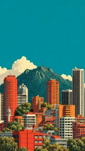 Textured Cityscape