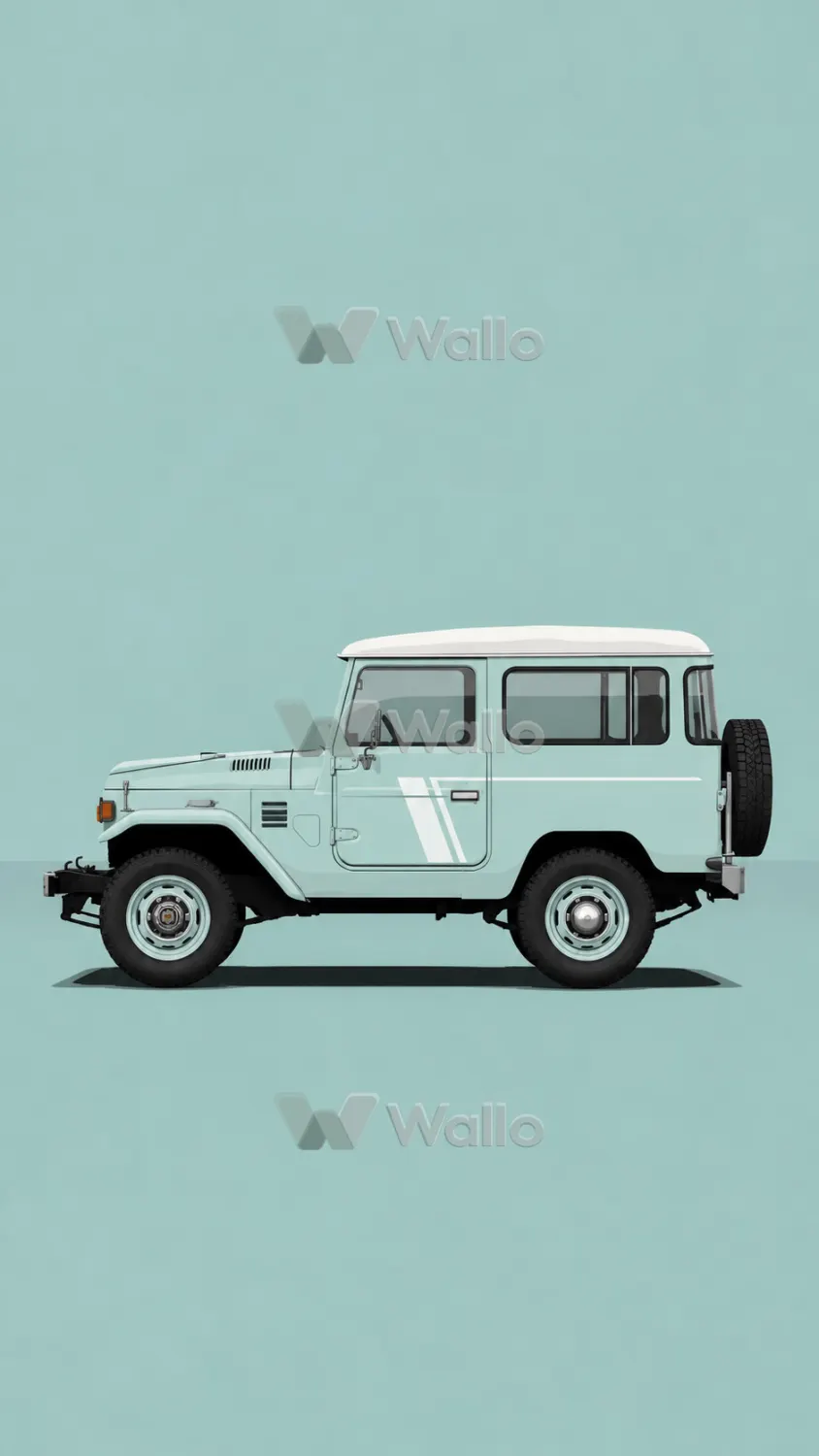 Grounded Unbranded Vehicle Portrait