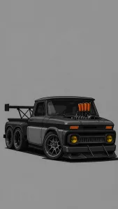 Unbranded Vehicle in Portrait