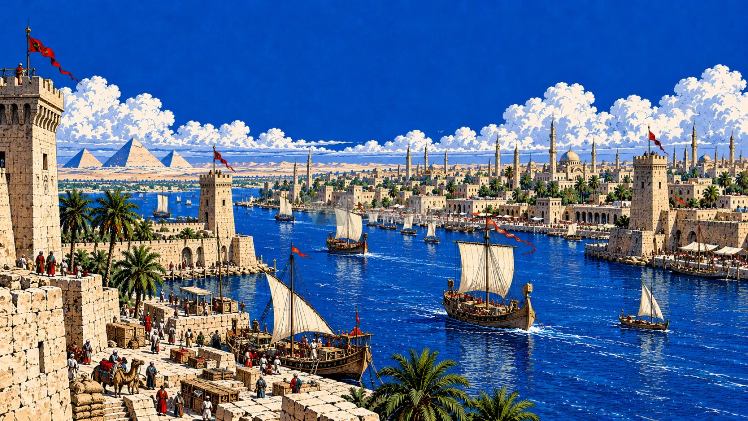 The Harbour of Alexandria