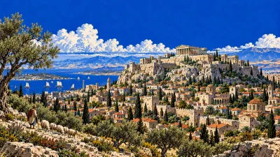 Athens Through the Olive Groves