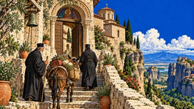The Mountain Monastery Stair