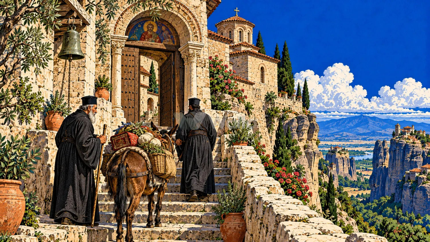 The Mountain Monastery Stair