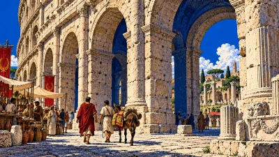 Beneath the Colosseum Arches