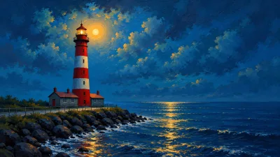 Moonlit Stripes