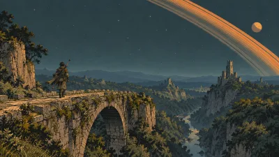 Wandering Swordsman Beneath Rusty Rings