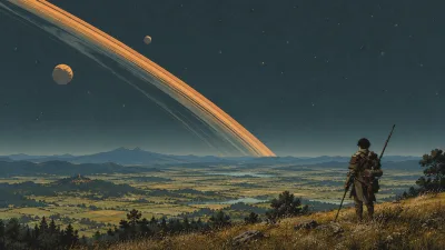 Wanderer Beneath the Ochre Ring 1