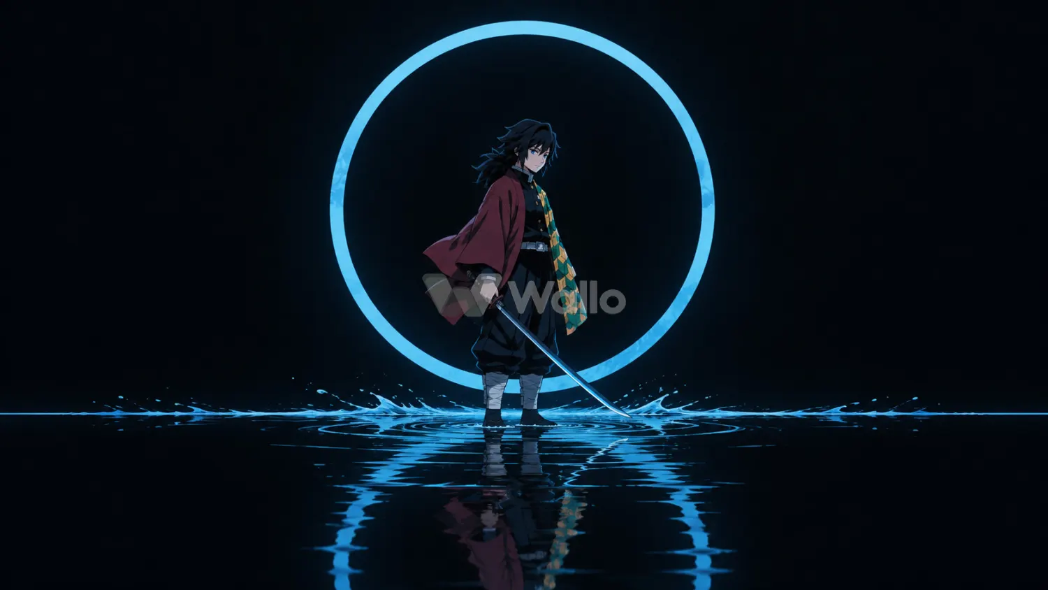 Giyu Tomioka in Electric Blue