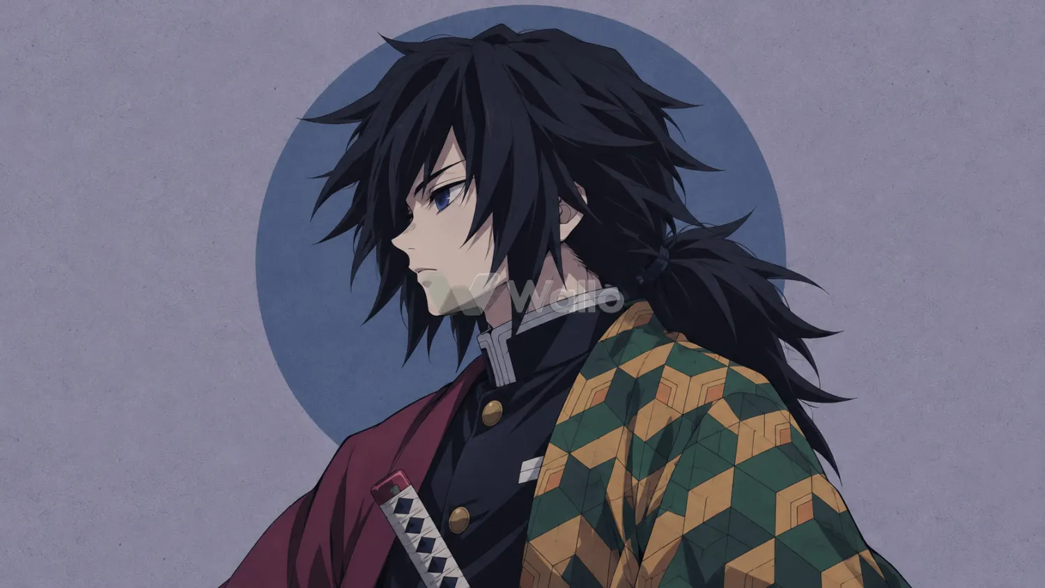 Giyu Tomioka in Serene Side Profile