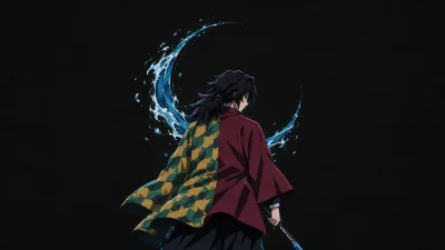Giyu’s Crescent Water Haori