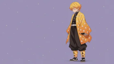 Zenitsu in Lavender Starlight