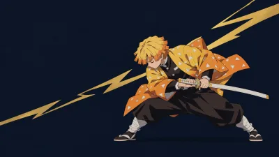 Zenitsu’s Golden Thunder Stance