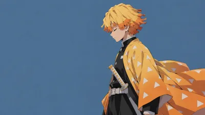 Zenitsu in a Quiet Breeze