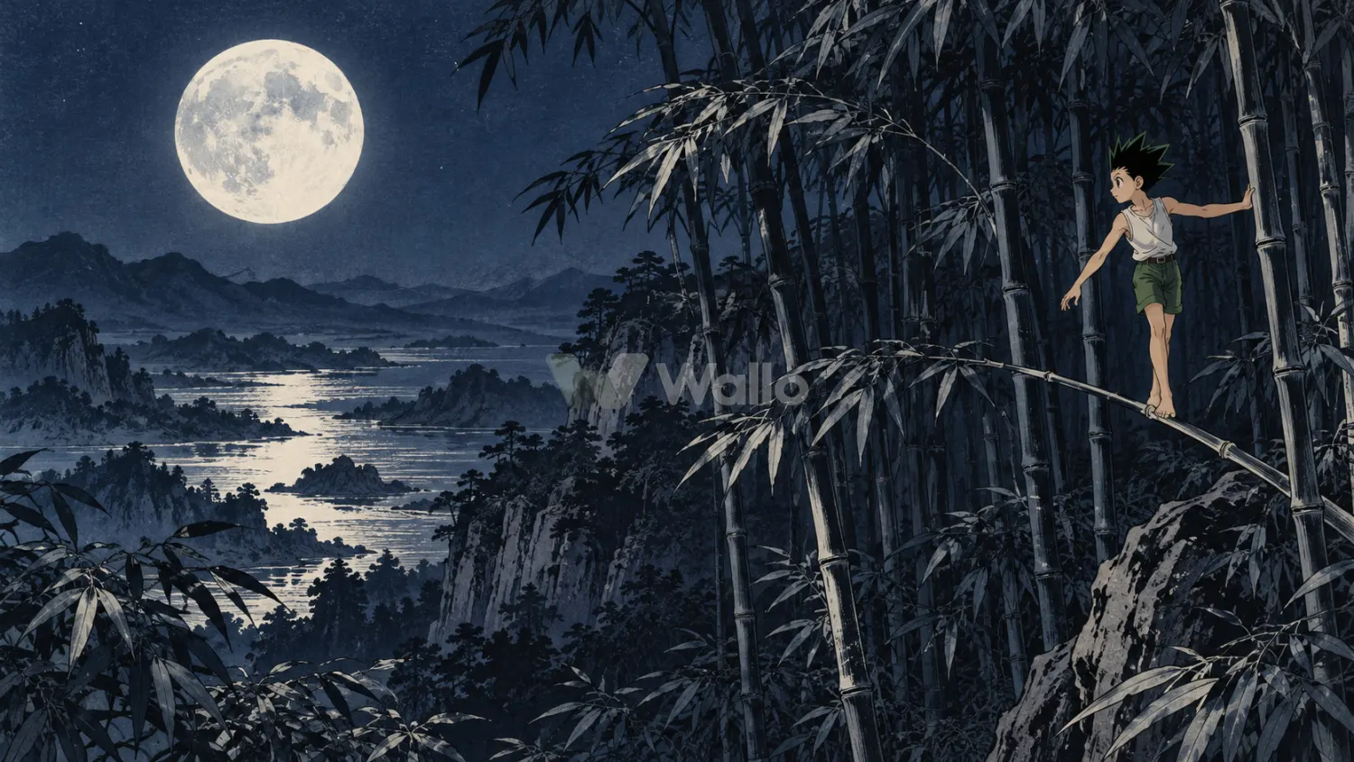 Gon’s Moonlit Bamboo Balance