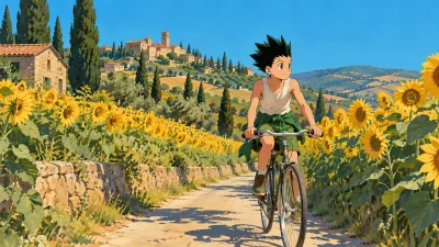 Gon’s Summer Sunflower Ride