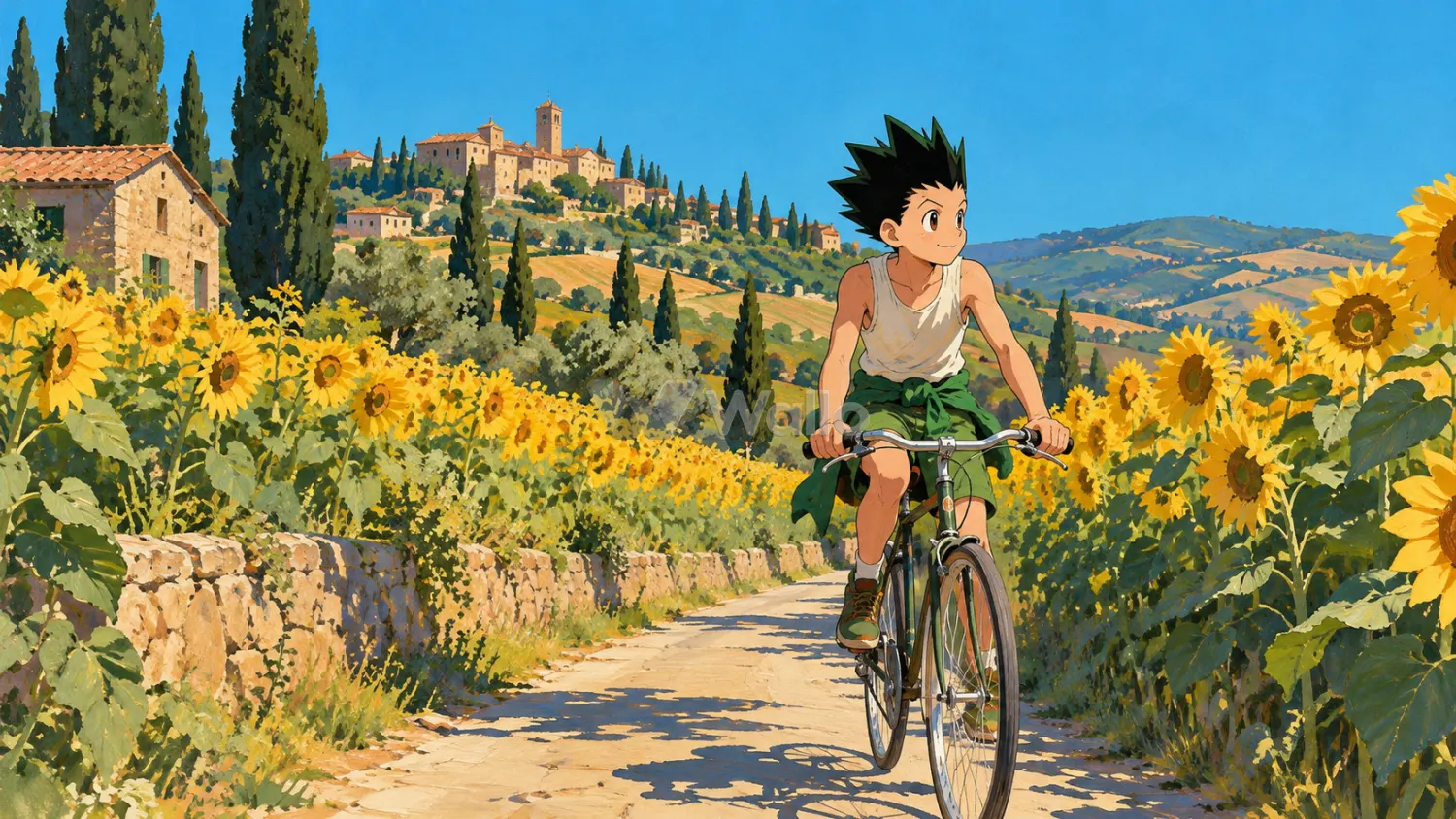 Gon’s Summer Sunflower Ride