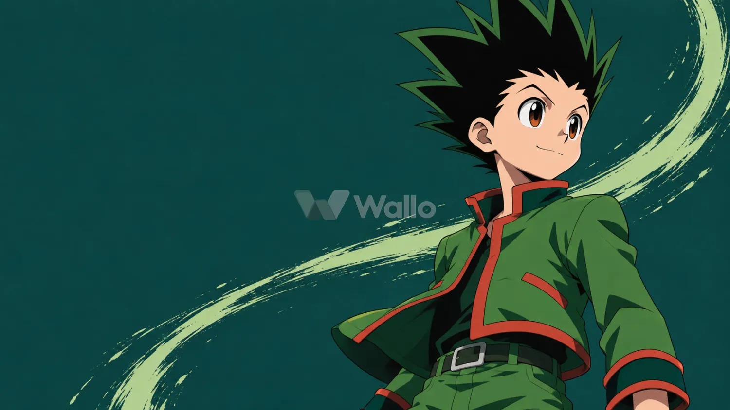Gon Freecss in Teal Motion