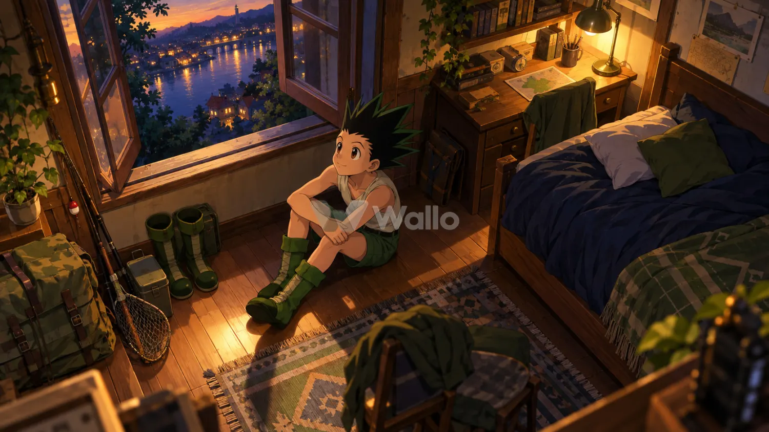 Gon’s Quiet Evening by the Window