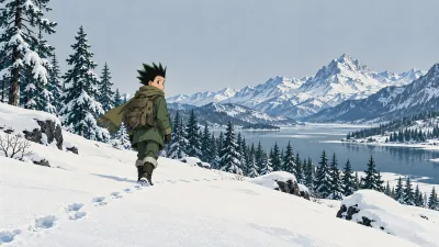 Gon’s Quiet Winter Crossing