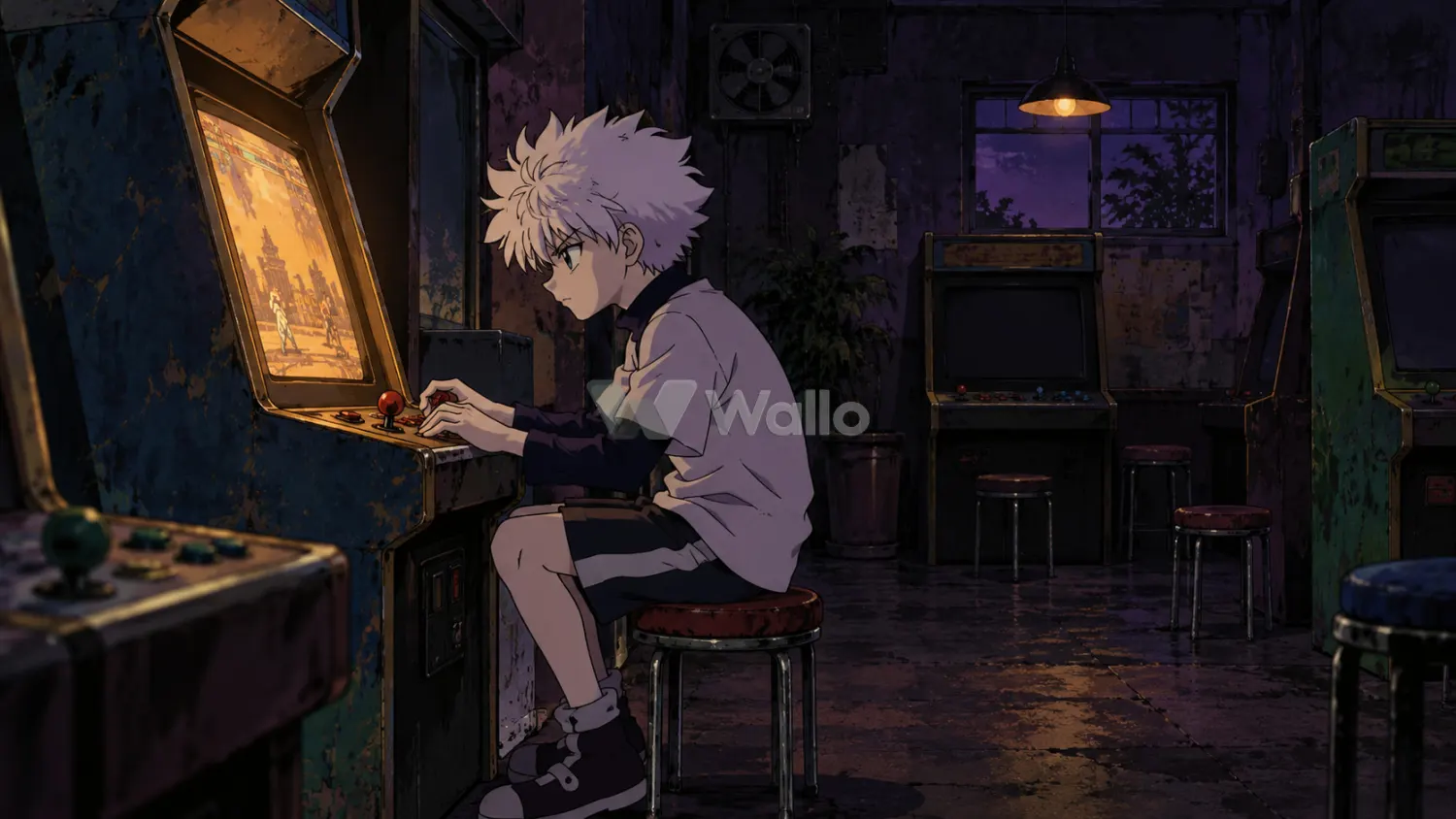 Killua at the Midnight Arcade