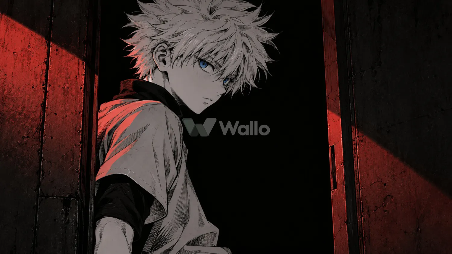Scarlet Shadow: Killua in the Doorway