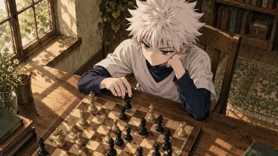 Killua at the Sunlit Chessboard