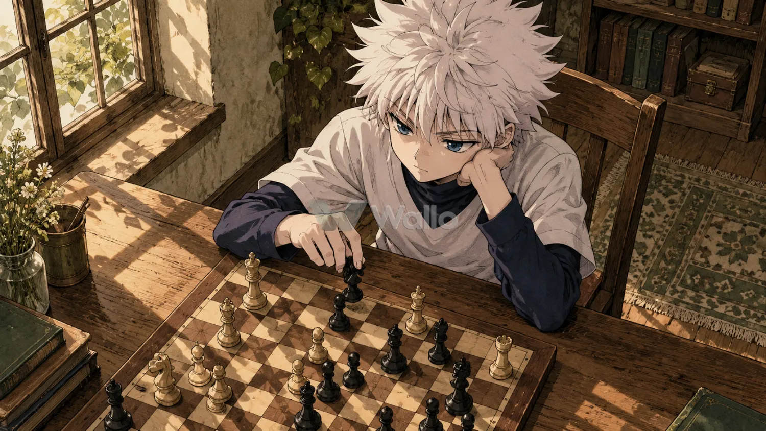 Killua at the Sunlit Chessboard