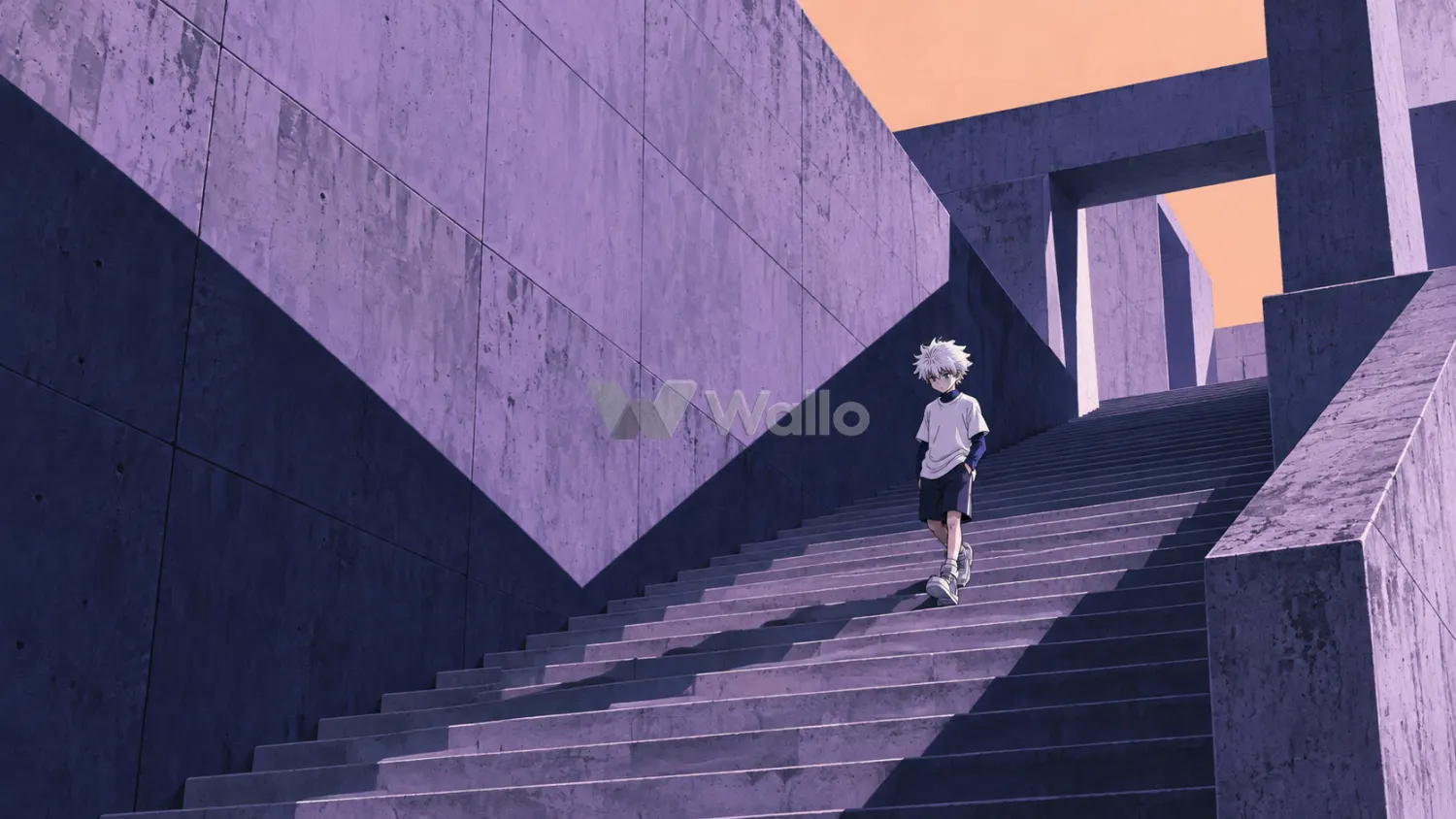Killua Descends the Violet Staircase