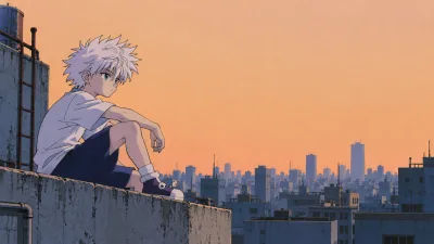 Killua Watching the Quiet City