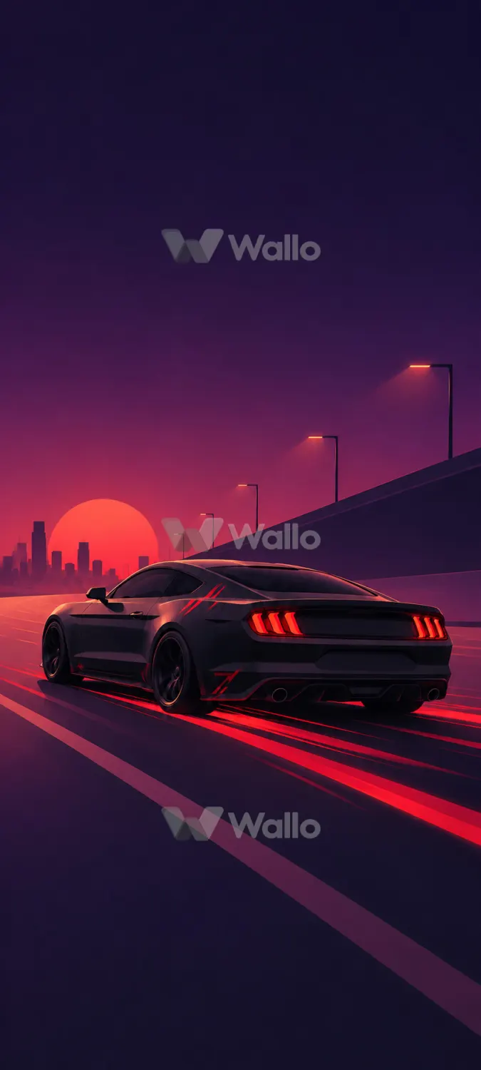 Matte Race Car on Open Road