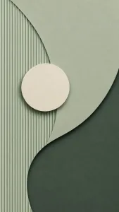 Sage Green Abstract Layers