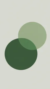 Overlapping Green Circles