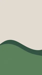 Minimalist Green Rolling Hills