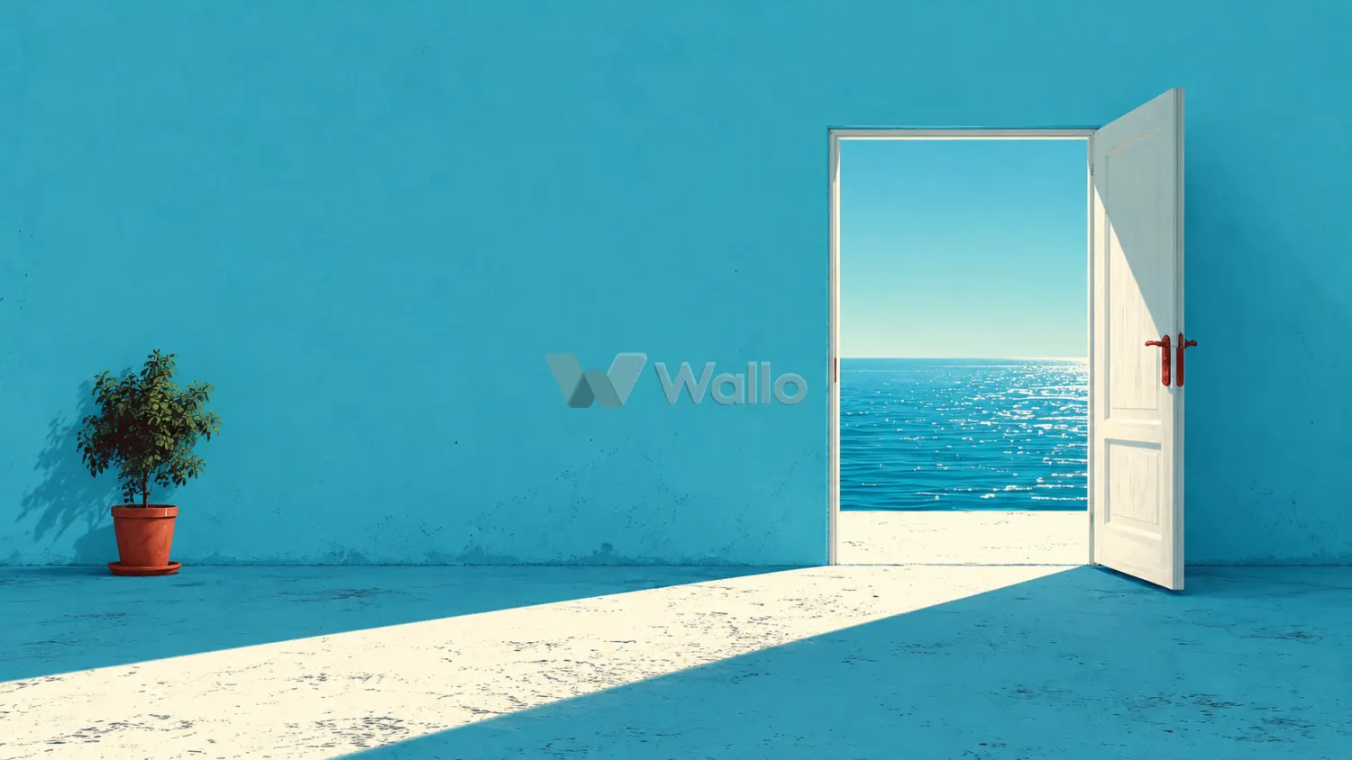 Open Door to the Turquoise Sea