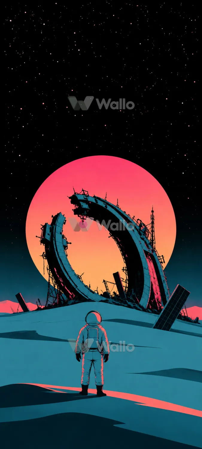 Astronauts on a Coral Alien World
